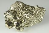Shimmering Pyrite Crystal Cluster - Peru #190951-1